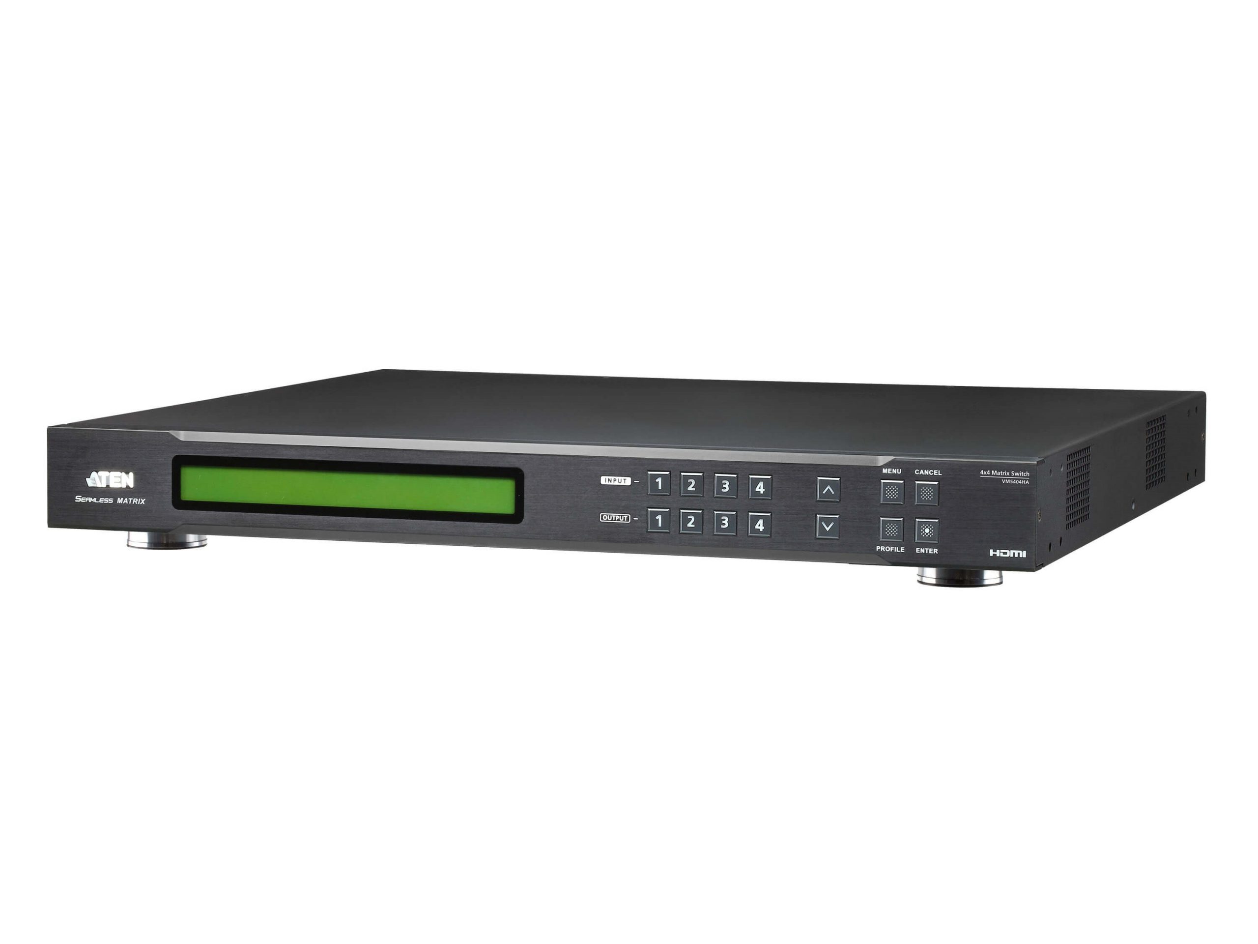 Aten VM5404HA 4x4 HDMI Scaling Matrix and Video Wall with Fast Switching/Audio Output and Local Output