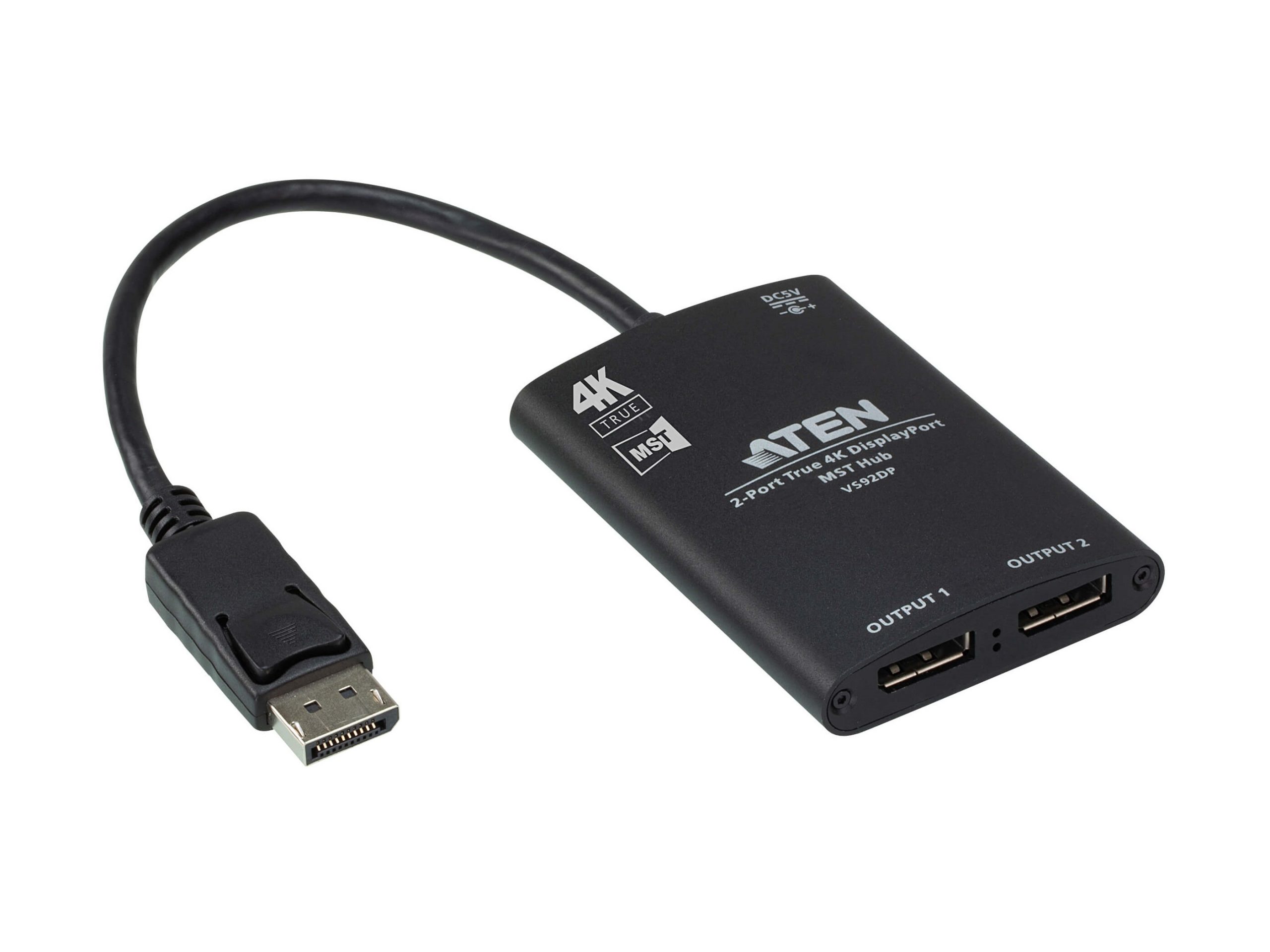 Aten VS92DP 2-Port True 4K DisplayPort MST Hub - Image 2