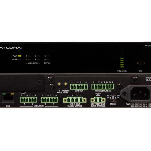 Atlona AT-GAIN-M120 Atlona 120W Mixer Amplifier, 4/8 Ohm x2, 70V/100V x1