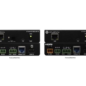 Atlona AT-AVA-EX100CE-BP-KIT HDBaseT 4K UHD HDMI Extender Kit 330 ft / ARC / Ethernet / RS-232 / Bidirectional Power