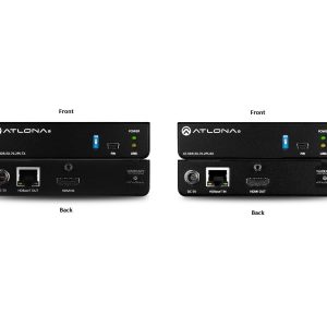 Atlona AT-HDR-EX-70-2PS-b HDBaseT HDMI Extender Kit / 4K HDR 60Hz 4:4:4 / HDCP 2.2 / 130ft CAT6a