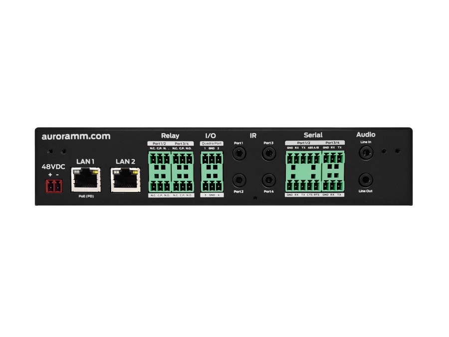 Aurora Multimedia RXC-4-G2 ReAX Control Processor with Maximum Serial/Relay/I/O/IR and Ethernet Control Ports - Image 3