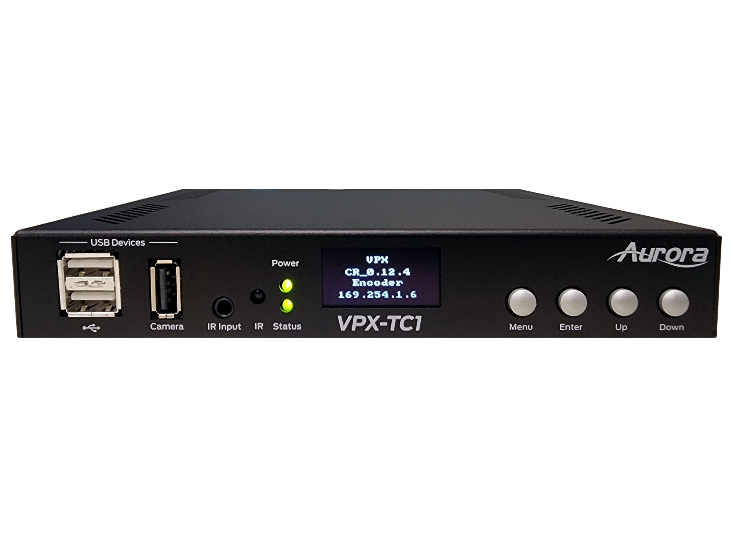 Aurora Multimedia VPX-TC1-Pro Next-Gen 4K60 4x4x4 1Gbps AV-over-IP Transceiver Box