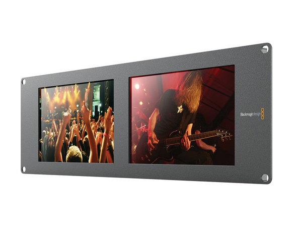Blackmagic Design BMD-HDL-SMTVDUO2 SmartView Duo 2 Rackmountable Dual 8 inch LCD Monitors - Image 3