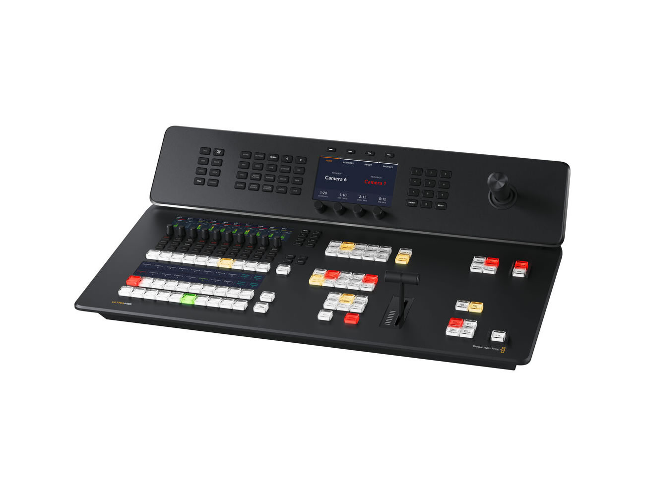 Blackmagic Design BMD-SWATEMTVSTC/K4K8 8-Input 12G-SDI Live Production Switcher / UHD 4K60 / Streaming / USB Webcam