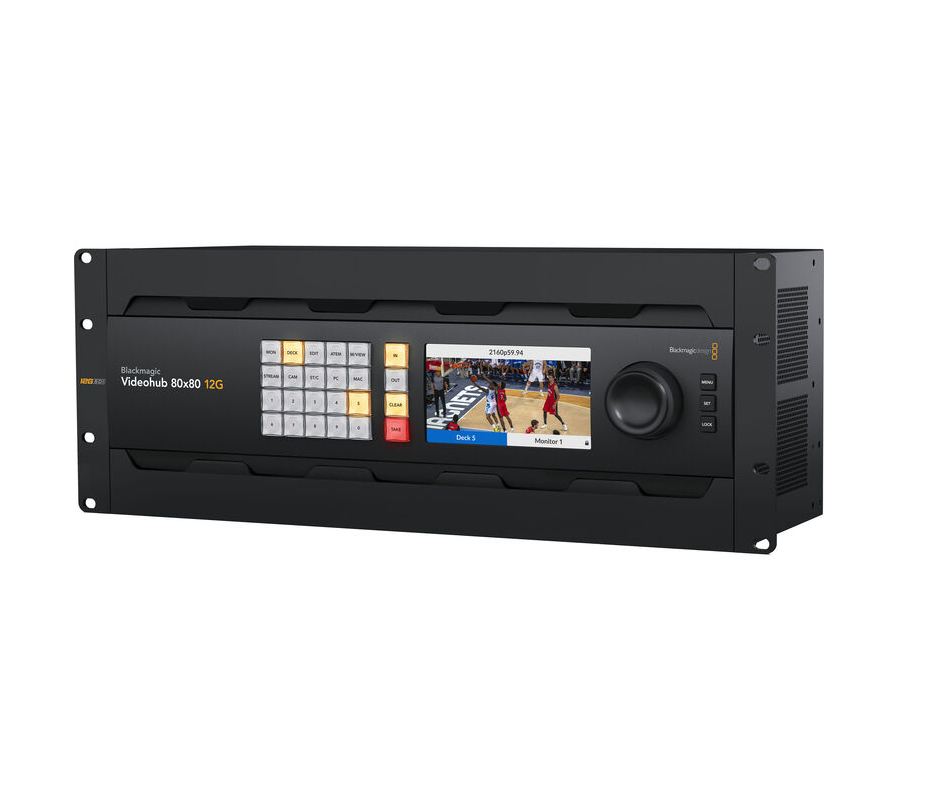 Blackmagic Design BMD-VHUBSMAS12G080080 Videohub 80×80 12G Zero-Latency Video Router