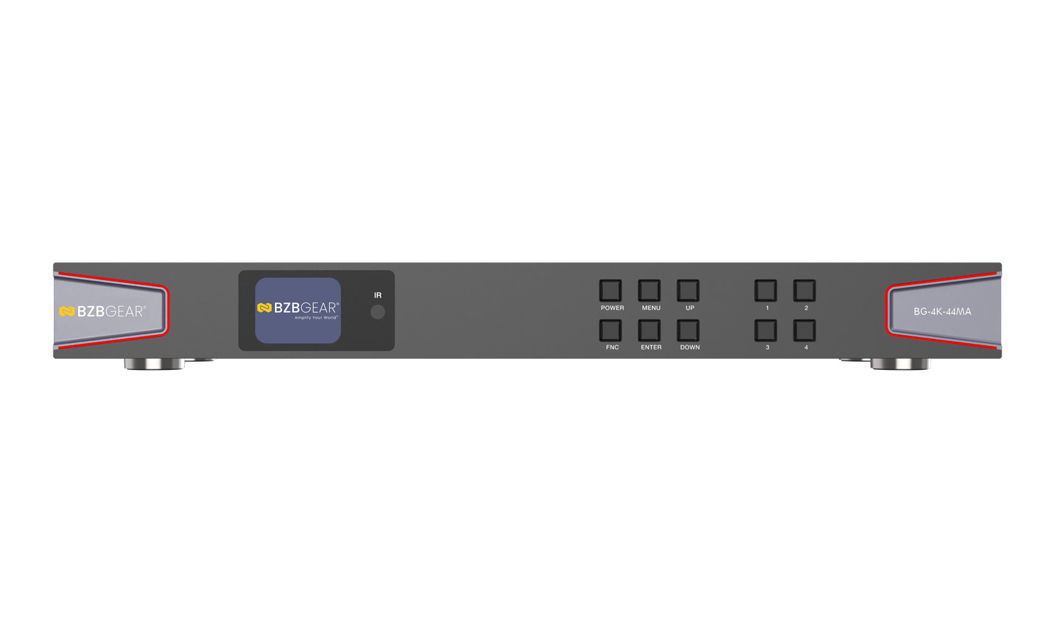 BZBGEAR BG-4K-44MA 4x4 4K UHD HDMI 2.0 Matrix Switcher with Audio De-embedding/Independent Routing and IR Matrixing (4K60 - 4:4:4 and HDR Support) - Image 5