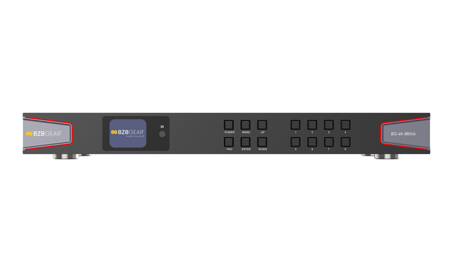 BZBGEAR BG-4K-88MA 8x8 4K UHD HDMI 2.0 Matrix Switcher with Audio De-embedding and Independent Routing (4K60 - 4:4:4 and HDR Support) - Image 5