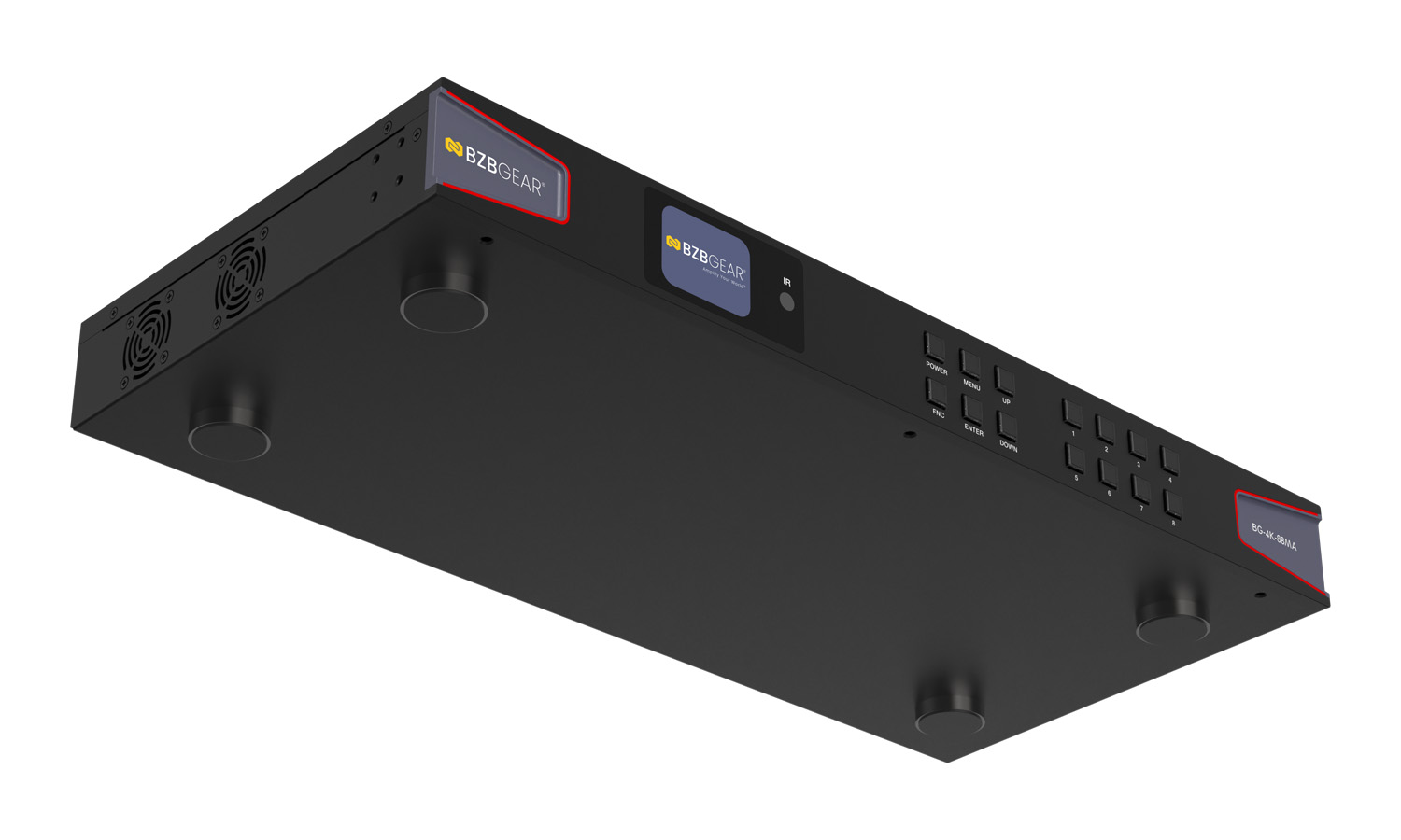 BZBGEAR BG-4K-88MA 8x8 4K UHD HDMI 2.0 Matrix Switcher with Audio De-embedding and Independent Routing (4K60 - 4:4:4 and HDR Support) - Image 6