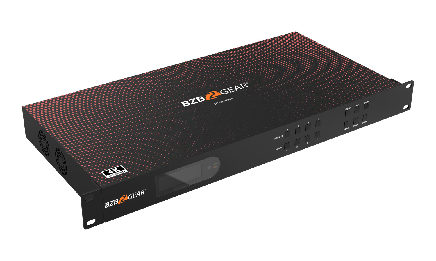 BZBGEAR BG-4K-VP44 4x4 4K UHD Seamless HDMI Matrix Switcher/Video Wall Processor/MultiViewer with Scaler/IR/Audio/IP and RS-232 - Image 2