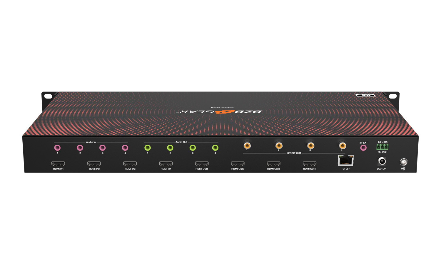 BZBGEAR BG-4K-VP44 4x4 4K UHD Seamless HDMI Matrix Switcher/Video Wall Processor/MultiViewer with Scaler/IR/Audio/IP and RS-232 - Image 10