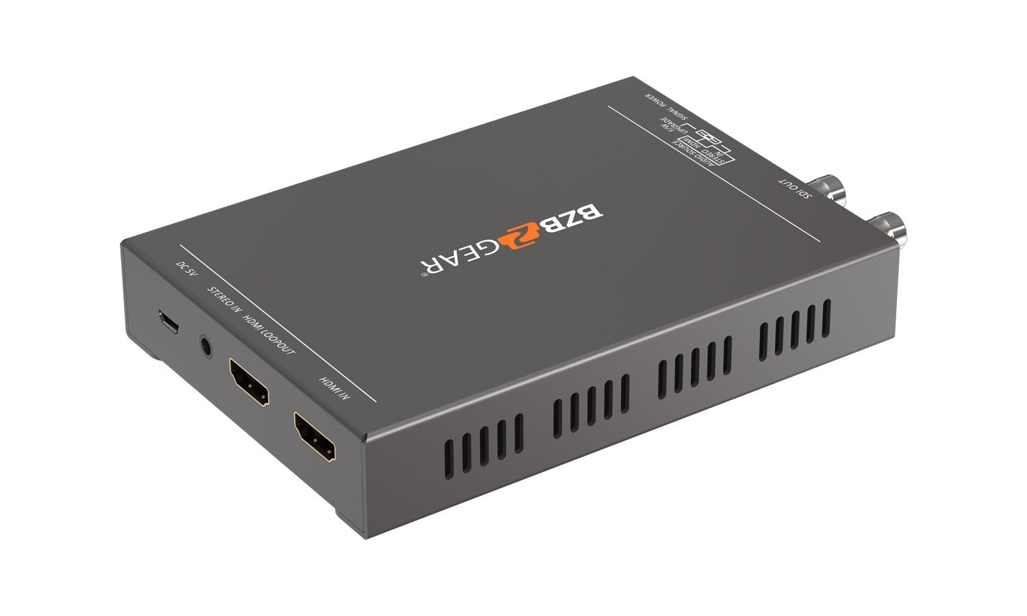 BZBGEAR BG-4KHS 4K UHD HDMI 2.0 to 12G-SDI Converter with HDMI Loop-out and Audio Embedding - Image 3