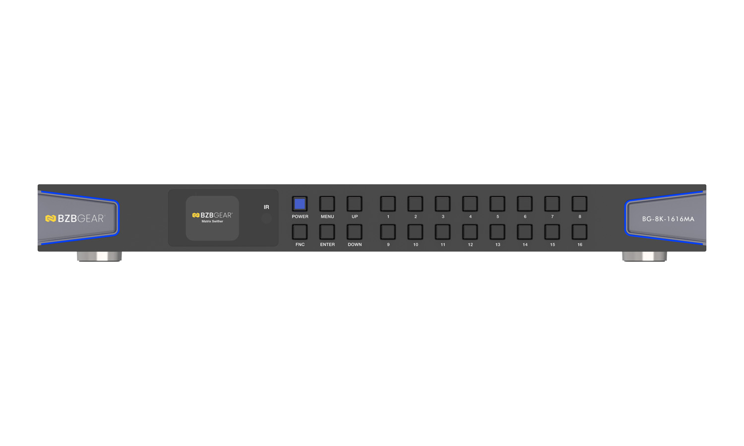BZBGEAR BG-8K-1616MA 16x16 8K UHD HDMI 2.1 Matrix Switcher with Auto Downscalling/Audio De-Embedding (8K60/4K120 4:4:4 and VRR/FVA/ALLM Support) - Image 3
