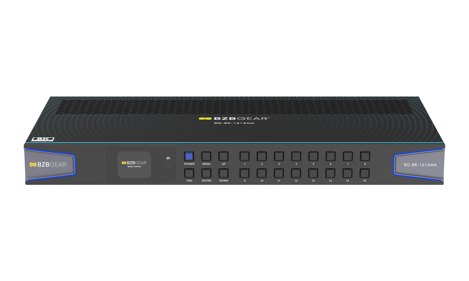 BZBGEAR BG-8K-1616MA 16x16 8K UHD HDMI 2.1 Matrix Switcher with Auto Downscalling/Audio De-Embedding (8K60/4K120 4:4:4 and VRR/FVA/ALLM Support) - Image 5