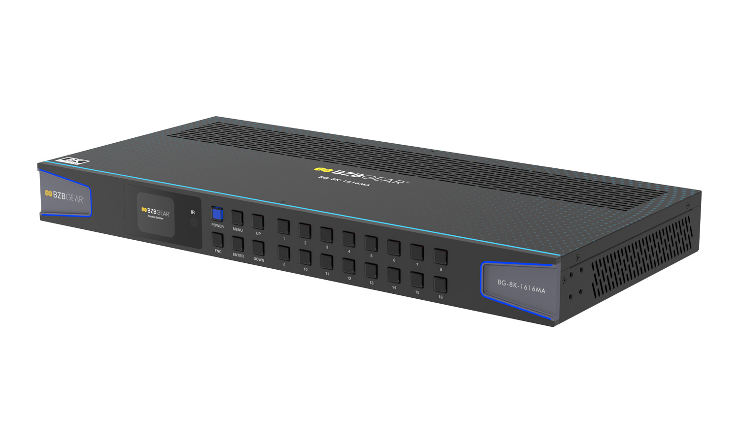 BZBGEAR BG-8K-1616MA 16x16 8K UHD HDMI 2.1 Matrix Switcher with Auto Downscalling/Audio De-Embedding (8K60/4K120 4:4:4 and VRR/FVA/ALLM Support) - Image 8