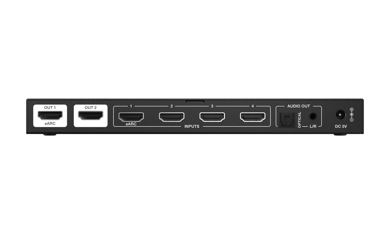BZBGEAR BG-8K-42MA 4x2 8K UHD HDMI 2.1 Matrix Switcher with Auto Downscaling/Audio De-Embedding (8K60/4K120 and VRR/FVA/ALLM Support) - Image 6