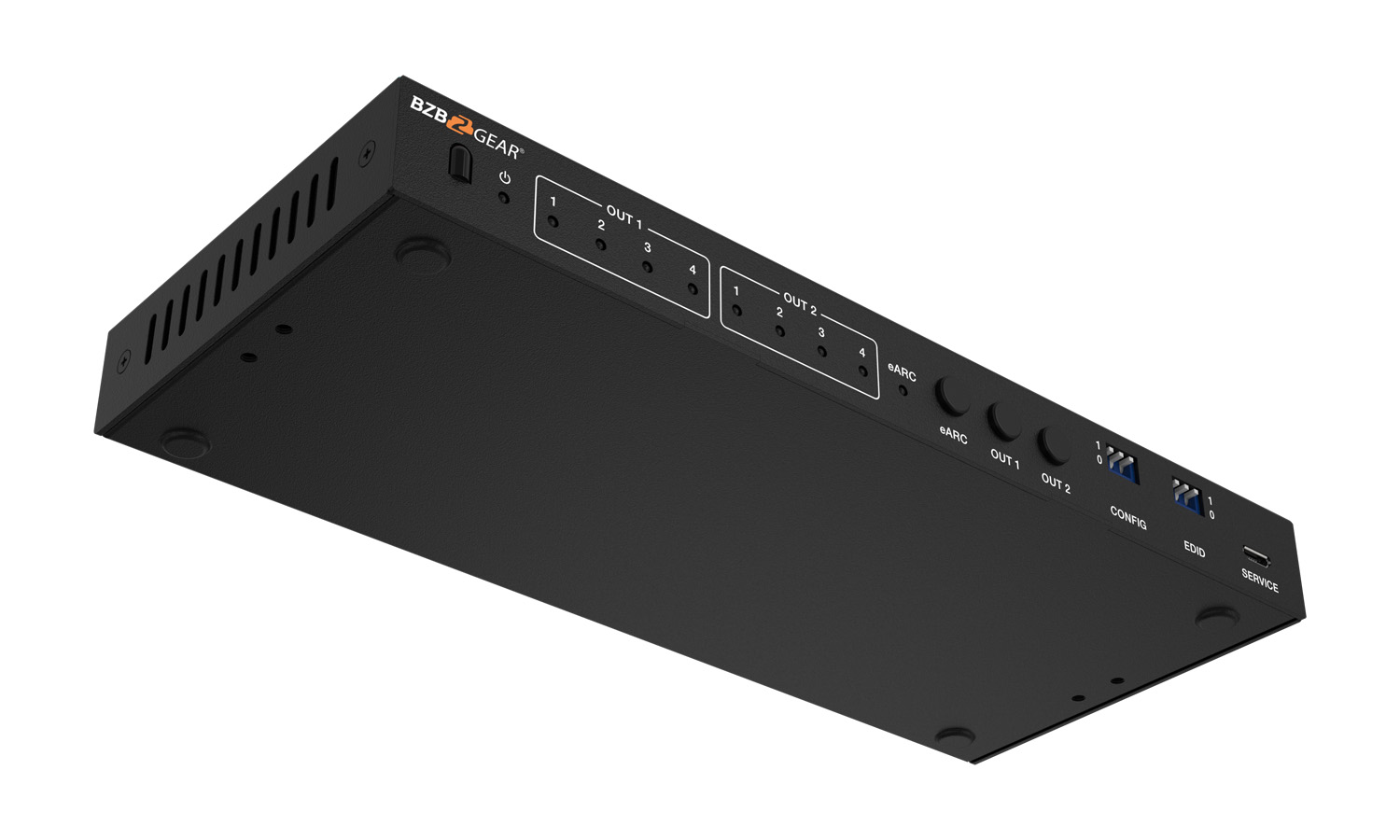 BZBGEAR BG-8K-42MA 4x2 8K UHD HDMI 2.1 Matrix Switcher with Auto Downscaling/Audio De-Embedding (8K60/4K120 and VRR/FVA/ALLM Support) - Image 8