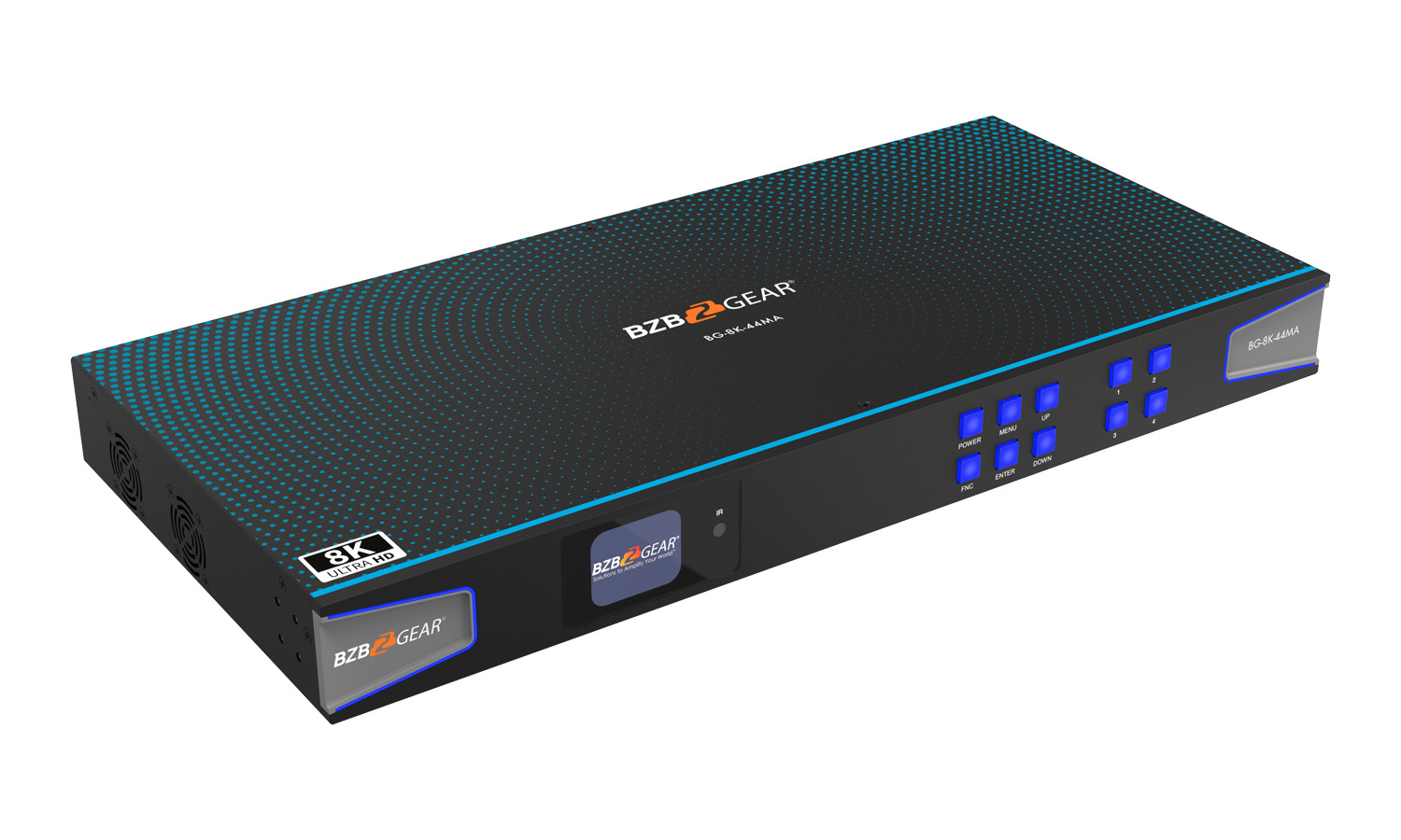 BZBGEAR BG-8K-44MA 4x4 8K UHD HDMI 2.1 Matrix Switcher with Auto Downscaling/Audio De-Embedding (8K60/4K120 and VRR/FVA/ALLM Support) - Image 2