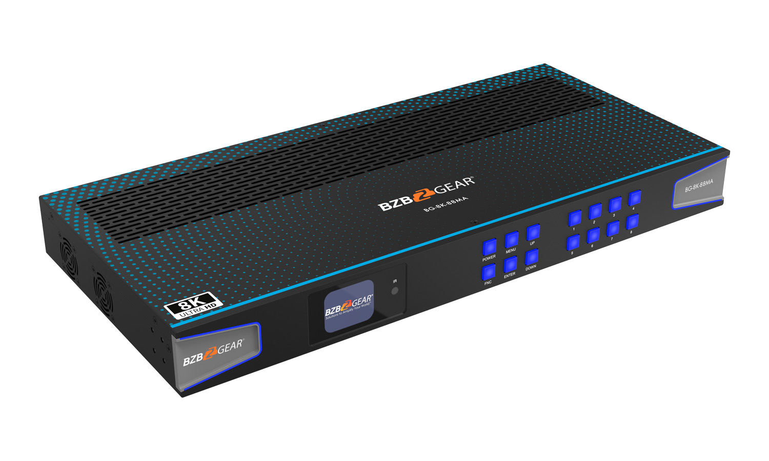 BZBGEAR BG-8K-88MA 8x8 8K UHD HDMI 2.1 Matrix Switcher with Auto Downscaling/Audio De-Embedding (8K60/4K120 and VRR/FVA/ALLM Support) - Image 2