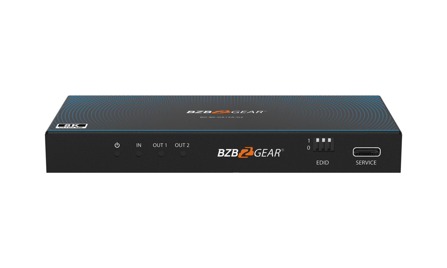 BZBGEAR BG-8K-DA12A-G2 1x2 8K UHD HDMI 2.1 48Gbps Splitter with Auto Downscaling/Audio De-Embedding (8K60/4K120 and VRR/FVA/ALLM Support) - Image 2