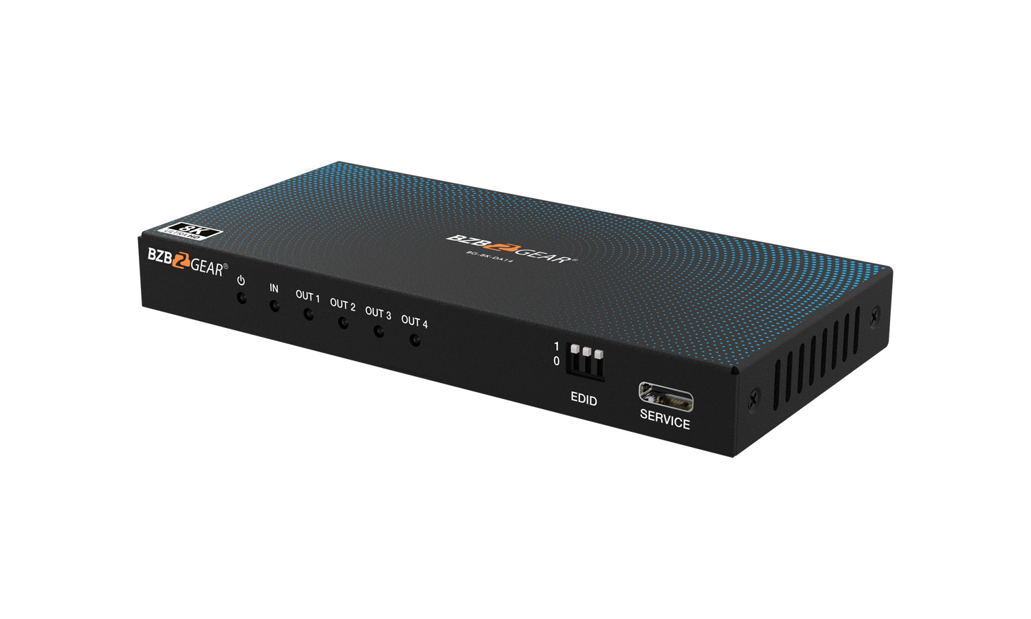 BZBGEAR BG-8K-DA14 1x4 8K UHD HDMI 2.1 Splitter with Auto Downscaling (8K60/4K120 and VRR/ALLM/QMS/QFT/SBTM Support) - Image 7