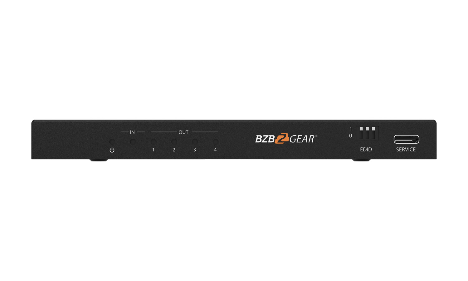 BZBGEAR BG-8K-DA14A-G2 1x4 8K UHD HDMI 2.1 48Gbps Splitter with Auto Downscaling/Audio De-Embedding (8K60/4K120 and VRR/ALLM/QMS/QFT/SBTM Support) - Image 5