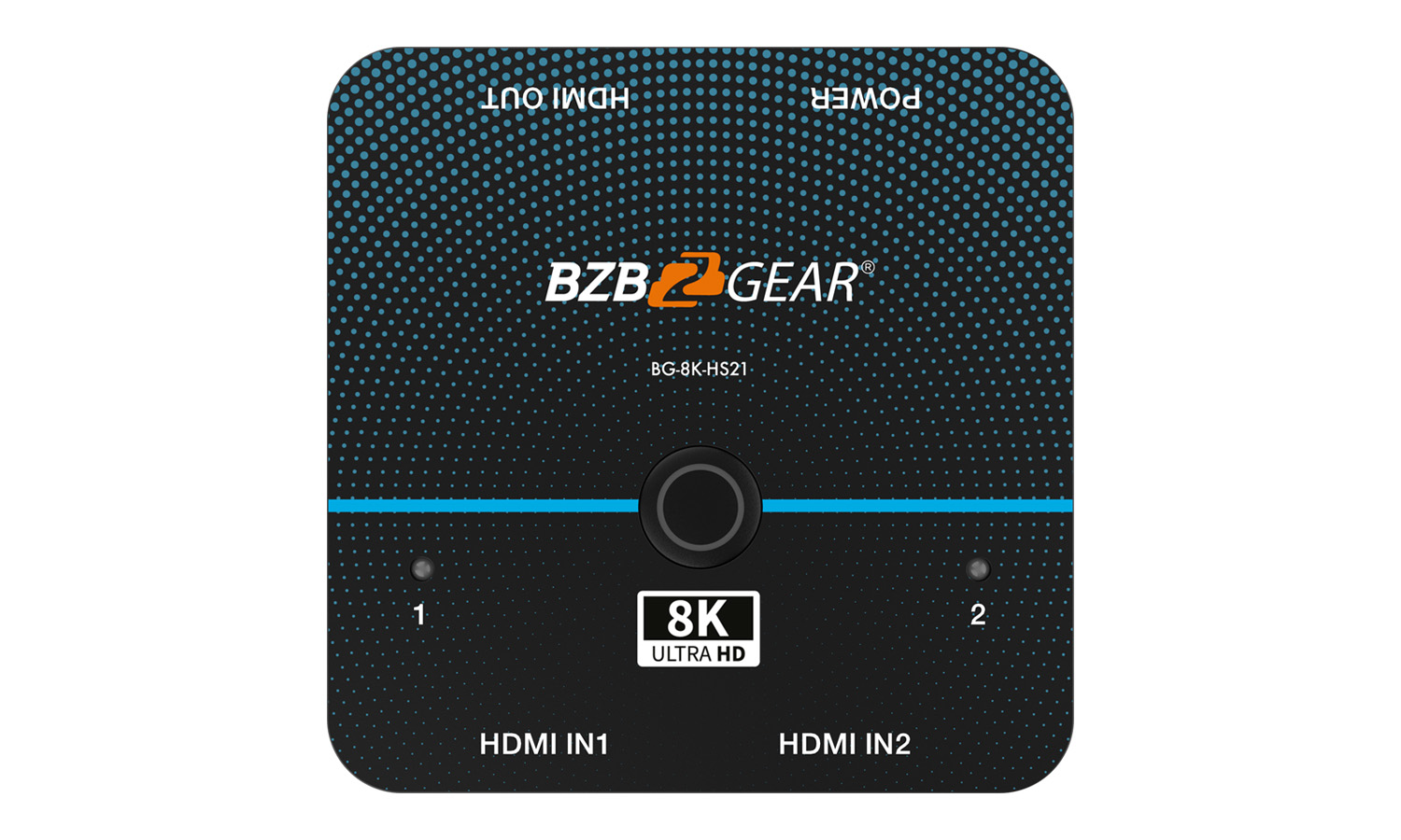 BZBGEAR BG-8K-HS21 2x1 8K UHD Ultra Slim HDMI 2.1 Switcher (8K60/4K120Hz 4:4:4 and VRR/FVA/ALLM Support) - Image 11
