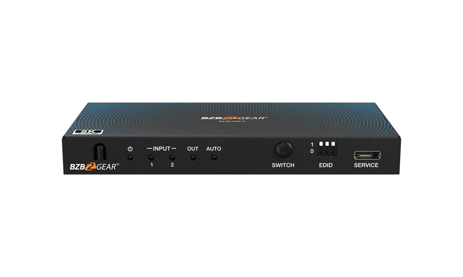 BZBGEAR BG-8K-HS21A 2x1 8K UHD HDMI 2.1 Switcher with Audio De-Embedding (8K60/4K120Hz 4:4:4 VRR/FVA/ALLM Support) - Image 2