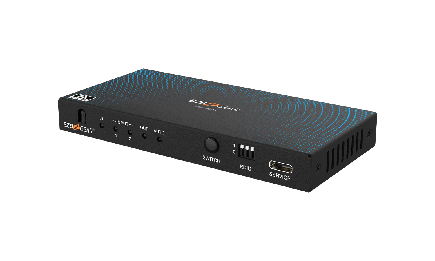 BZBGEAR BG-8K-HS21A 2x1 8K UHD HDMI 2.1 Switcher with Audio De-Embedding (8K60/4K120Hz 4:4:4 VRR/FVA/ALLM Support) - Image 6