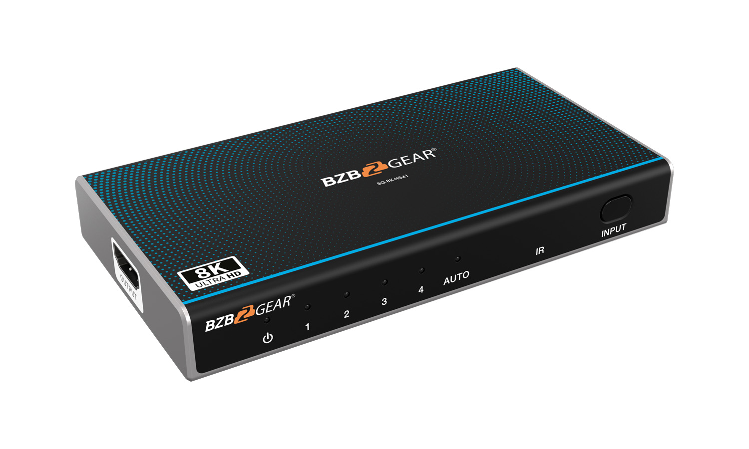 BZBGEAR BG-8K-HS41 4x1 8K UHD Ultra Slim HDMI 2.1 Switcher (8K60/4K120Hz 4:4:4 and VRR/FVA/ALLM Support) - Image 2