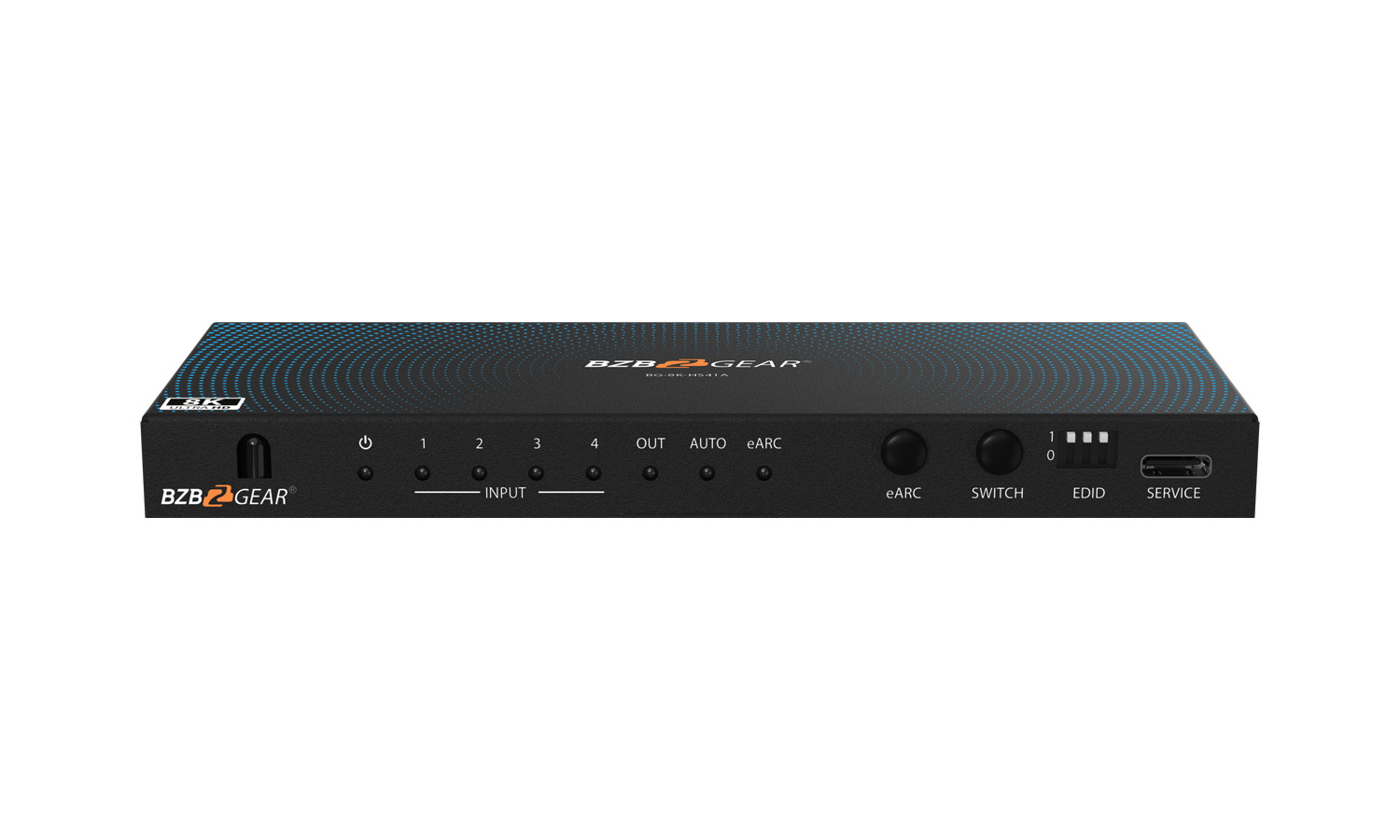 BZBGEAR BG-8K-HS41A 4x1 8K UHD HDMI 2.1 Switcher with Audio De-Embedding (8K60/4K120Hz 4:4:4 VRR/FVA/ALLM Support) - Image 2
