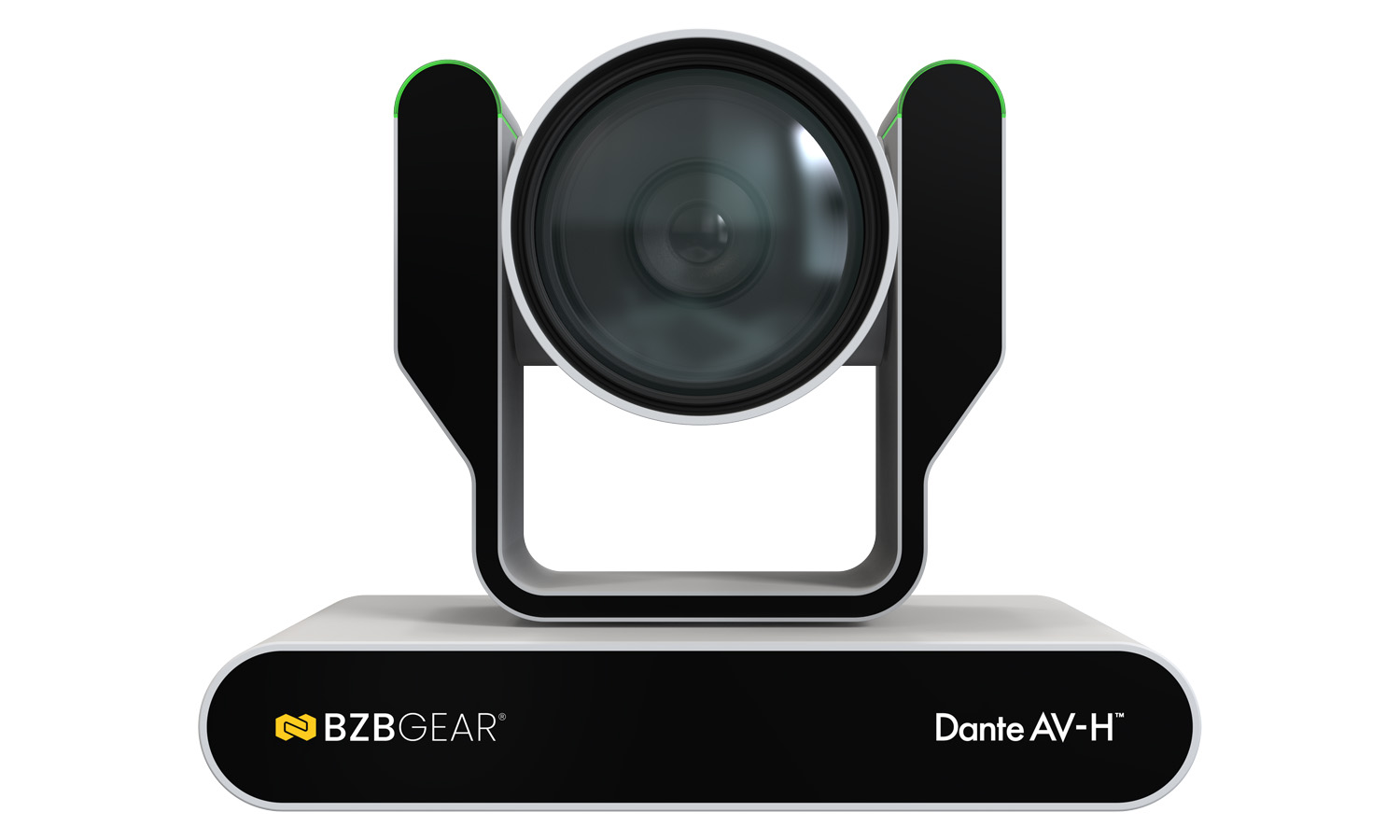 BZBGEAR BG-ADAMO-4KDA12X-W 12X 4K UHD Auto Tracking HDMI 2.0/12G-SDI/USB 2.0/USB 3.0 Dante AV-H Live Streaming PTZ Camera with Tally Lights (White)