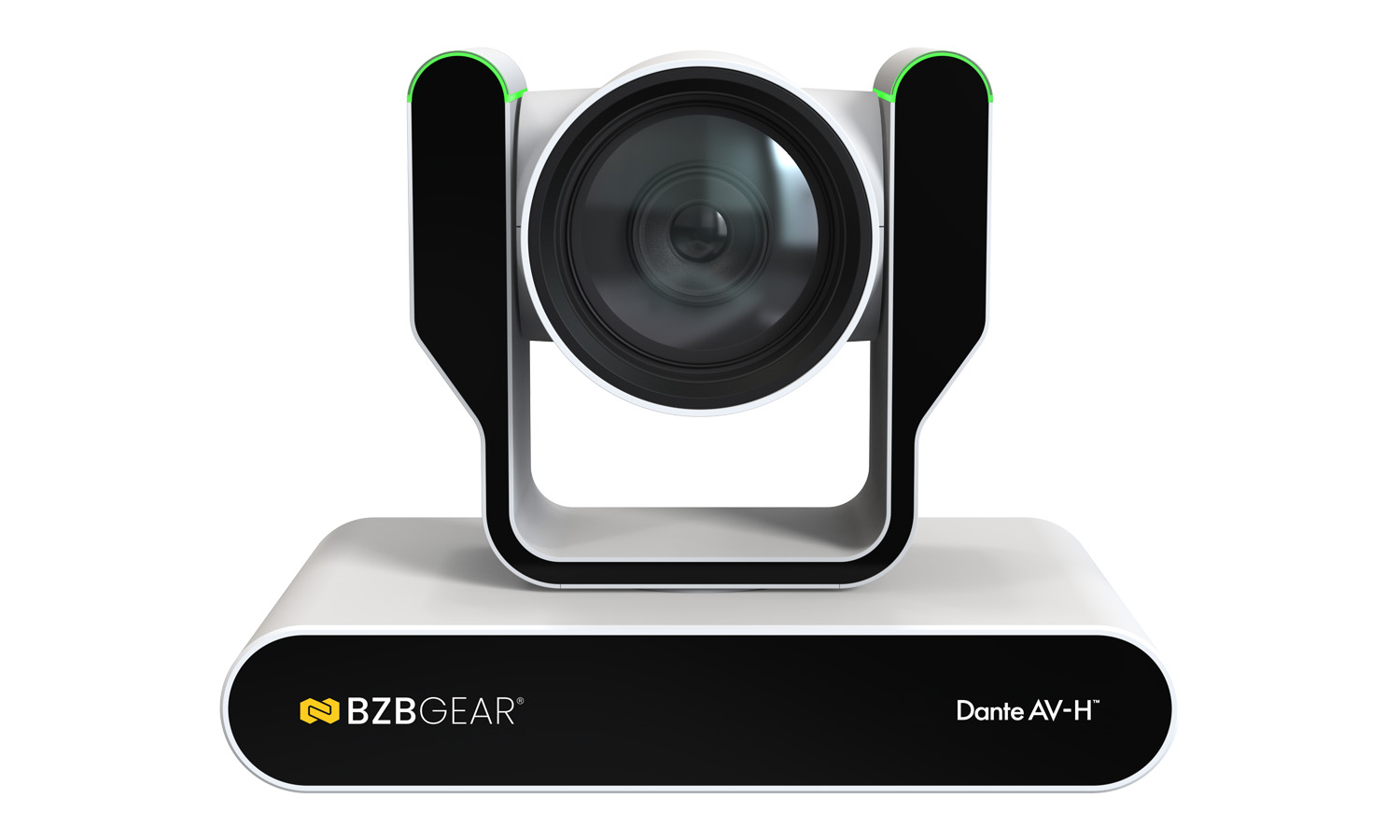 BZBGEAR BG-ADAMO-JRDA12X-W 12X 1080P FHD Auto Tracking HDMI/3G-SDI/USB 2.0/USB 3.0 Dante AV-H Live Streaming PTZ Camera with Tally Lights (White) - Image 2