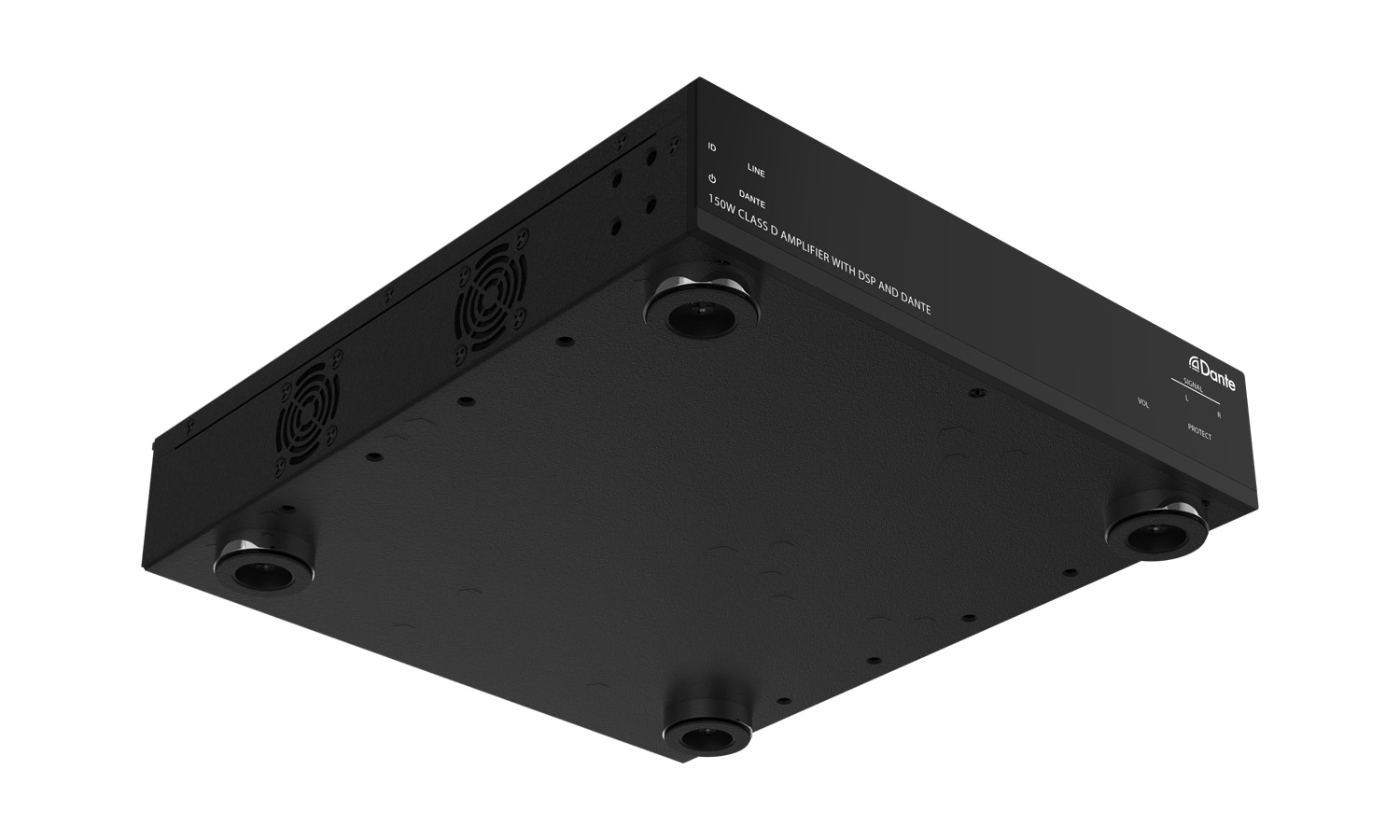 BZBGEAR BG-AMP150WD 2-Channel 150W Compact Class D DSP & Amplifier with Digital/Analog Audio and 2x2 Dante In/Out - Image 6