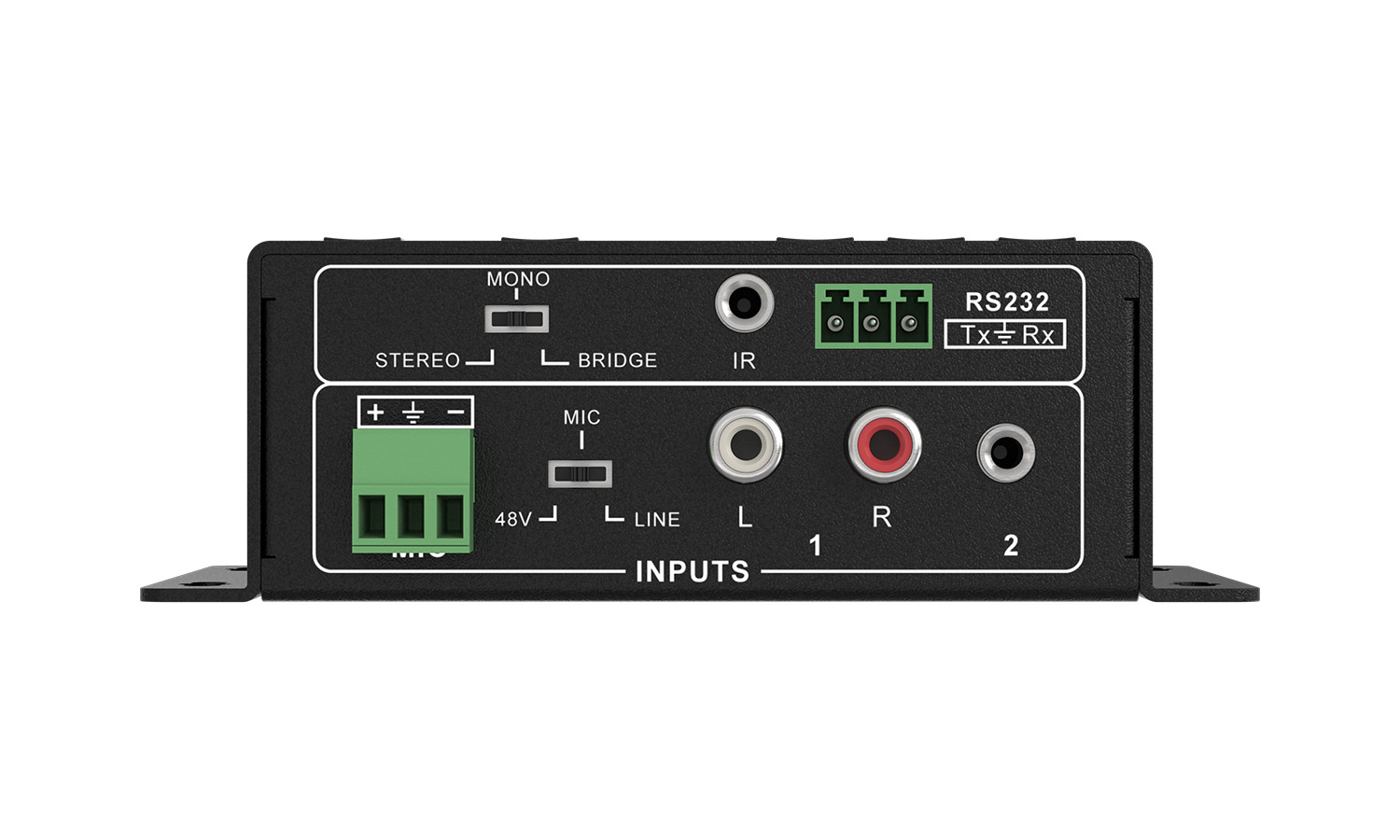 BZBGEAR BG-AMP2X20 2-Channel 40W 4/8 Ohms Stereo/Mono Audio Amplifier - Image 3