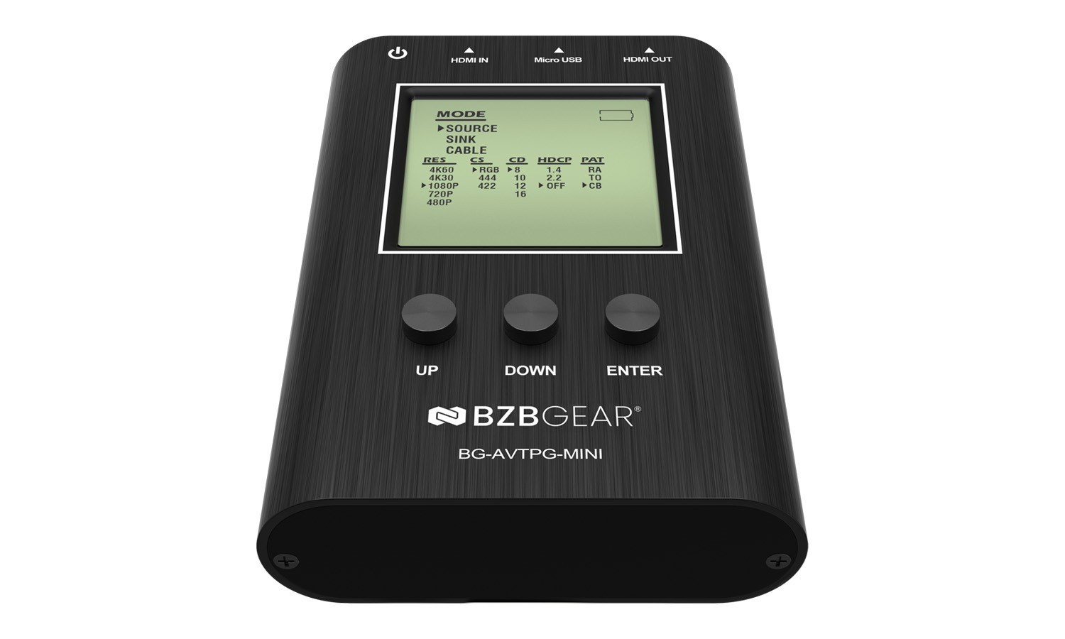 BZBGEAR BG-AVTPG-MINI 4K/1080P HDMI 2.0 18Gbps Portable Signal Test Generator and Analyzer - Image 6