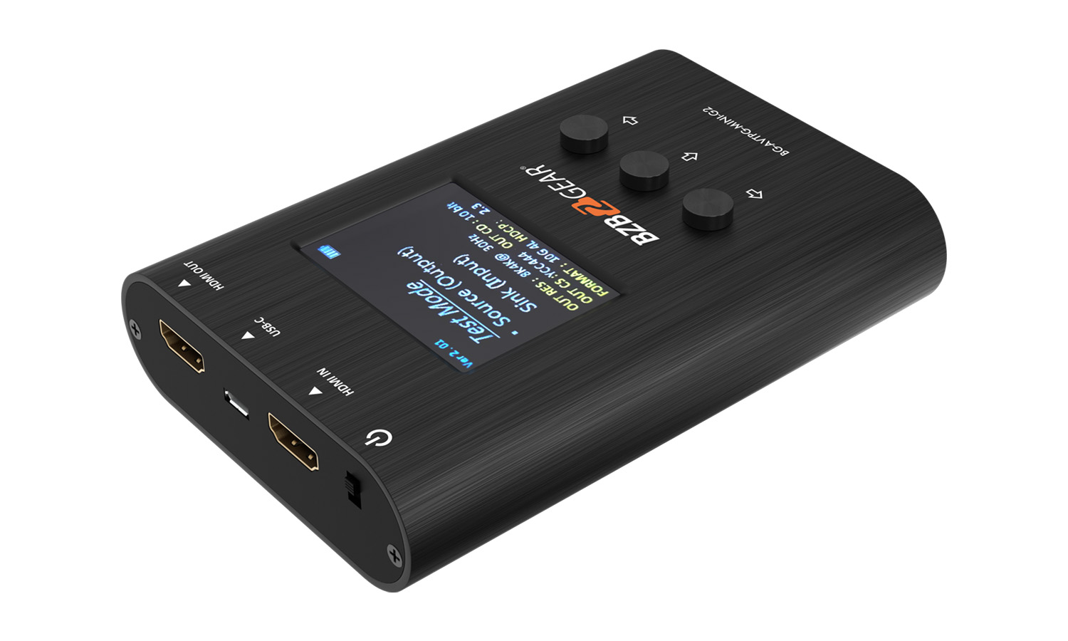 BZBGEAR BG-AVTPG-MINI-G2 8K/4K/1080P HDMI 2.1 48Gpbs Portable Signal Test Generator and Analyzer - Image 5
