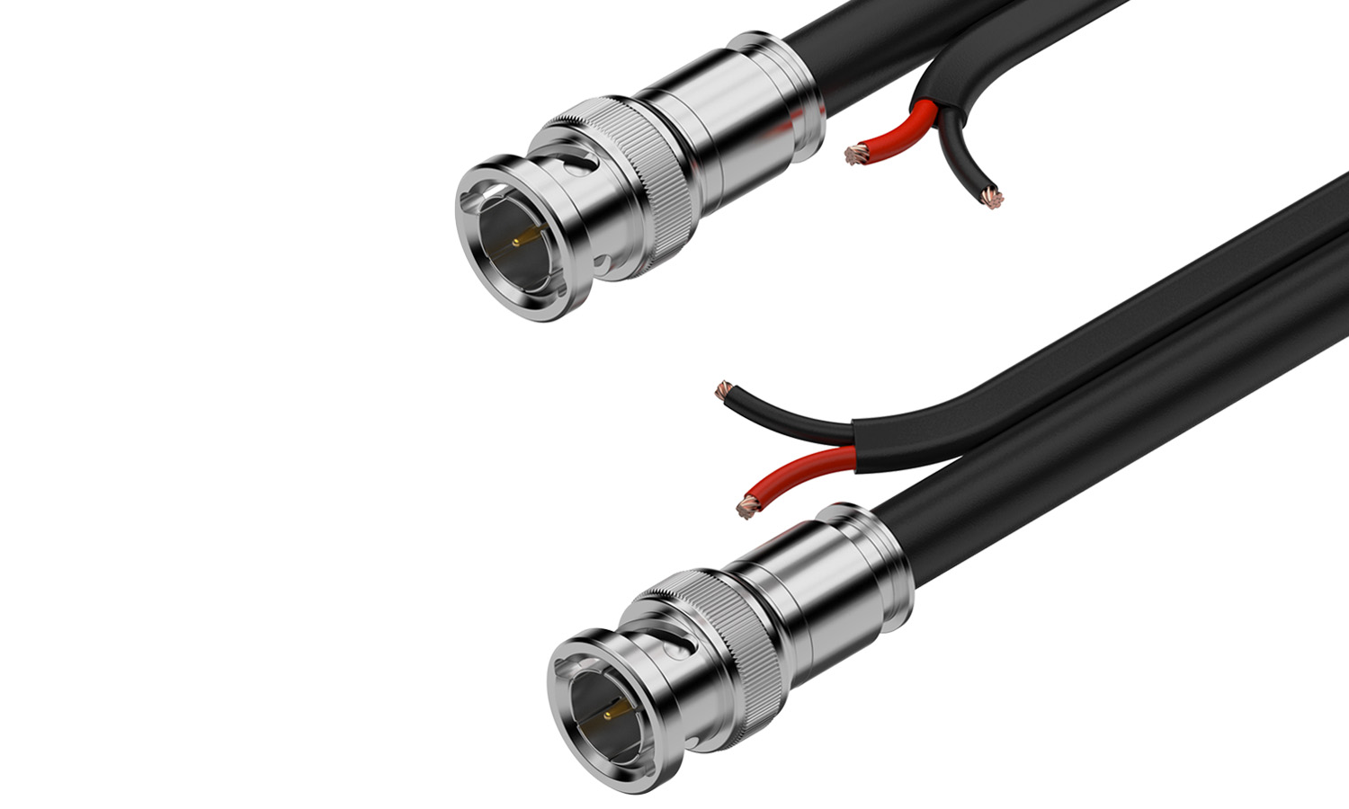 BZBGEAR BG-CAB-SDIS250 1080P FHD 250ft 75-ohm Premade Shielded SDI with DC Siamese Cable