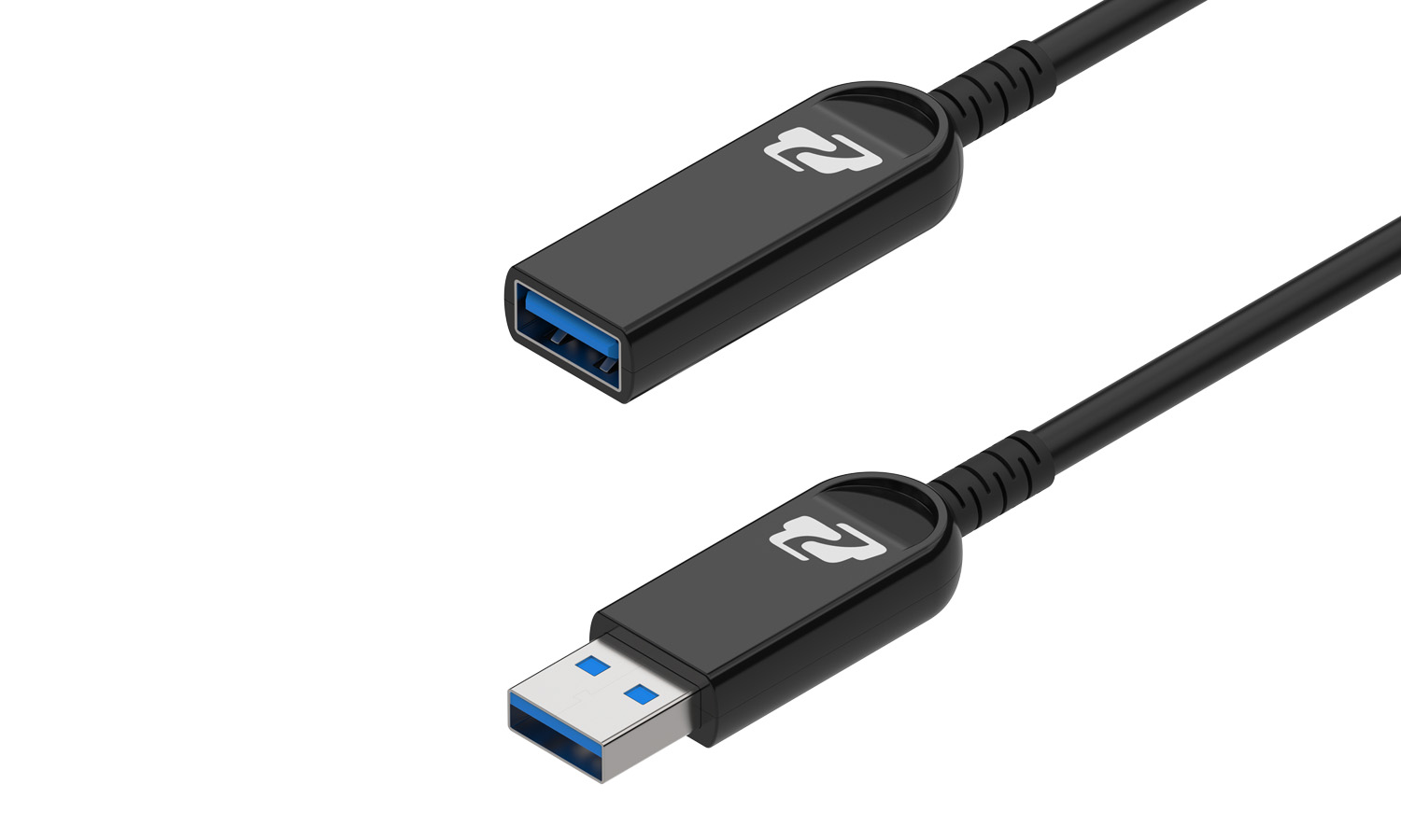 BZBGEAR BG-CAB-U3A40 USB 3.0 AM/AF Active Optical Extension Cable - 40m/132ft - Image 3