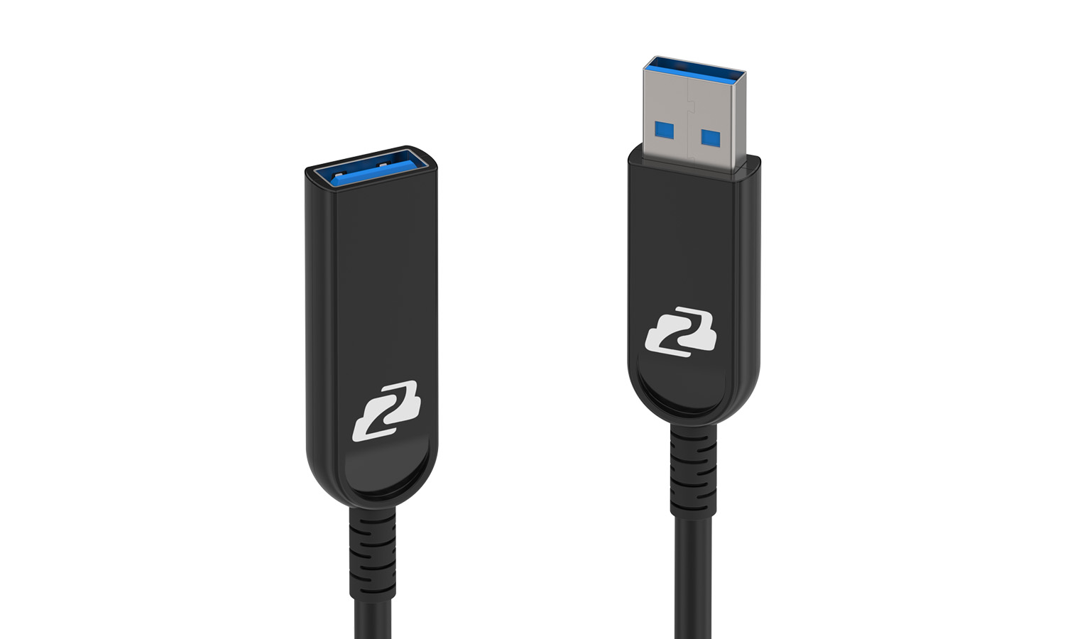 BZBGEAR BG-CAB-U3A40 USB 3.0 AM/AF Active Optical Extension Cable - 40m/132ft - Image 8