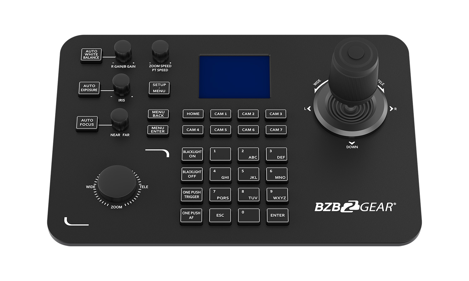 BZBGEAR BG-Commander Universal Advanced Serial and IP PTZ Joystick Controller with POE (IP/RS-232/422/485) - Image 2