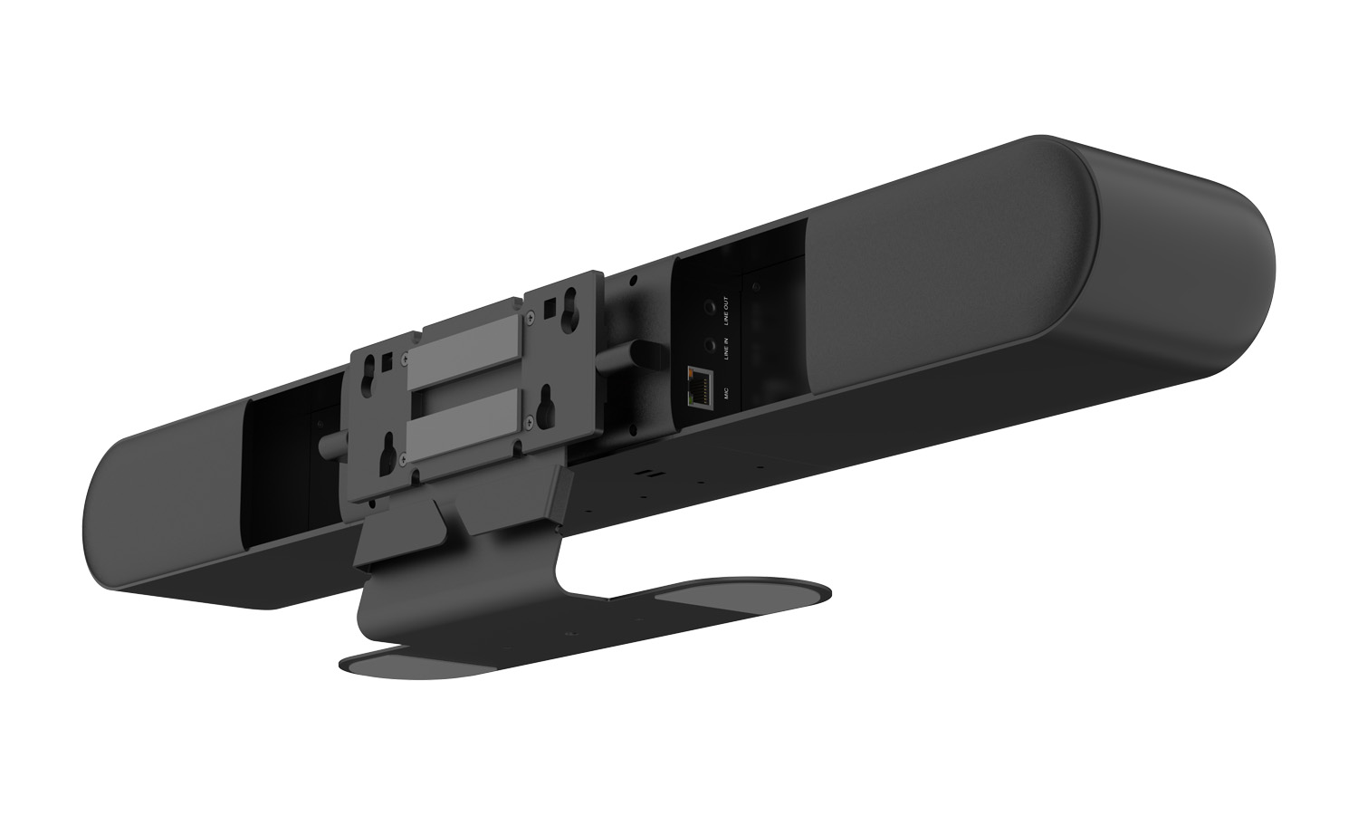 BZBGEAR BG-CYCLOPS-4K-B Intelligent 4K UHD All-In-One Auto Tracking Video Bar with HDMI/USB-C and 20W Speakers/6-MEMS Microphones (Black) - Image 4