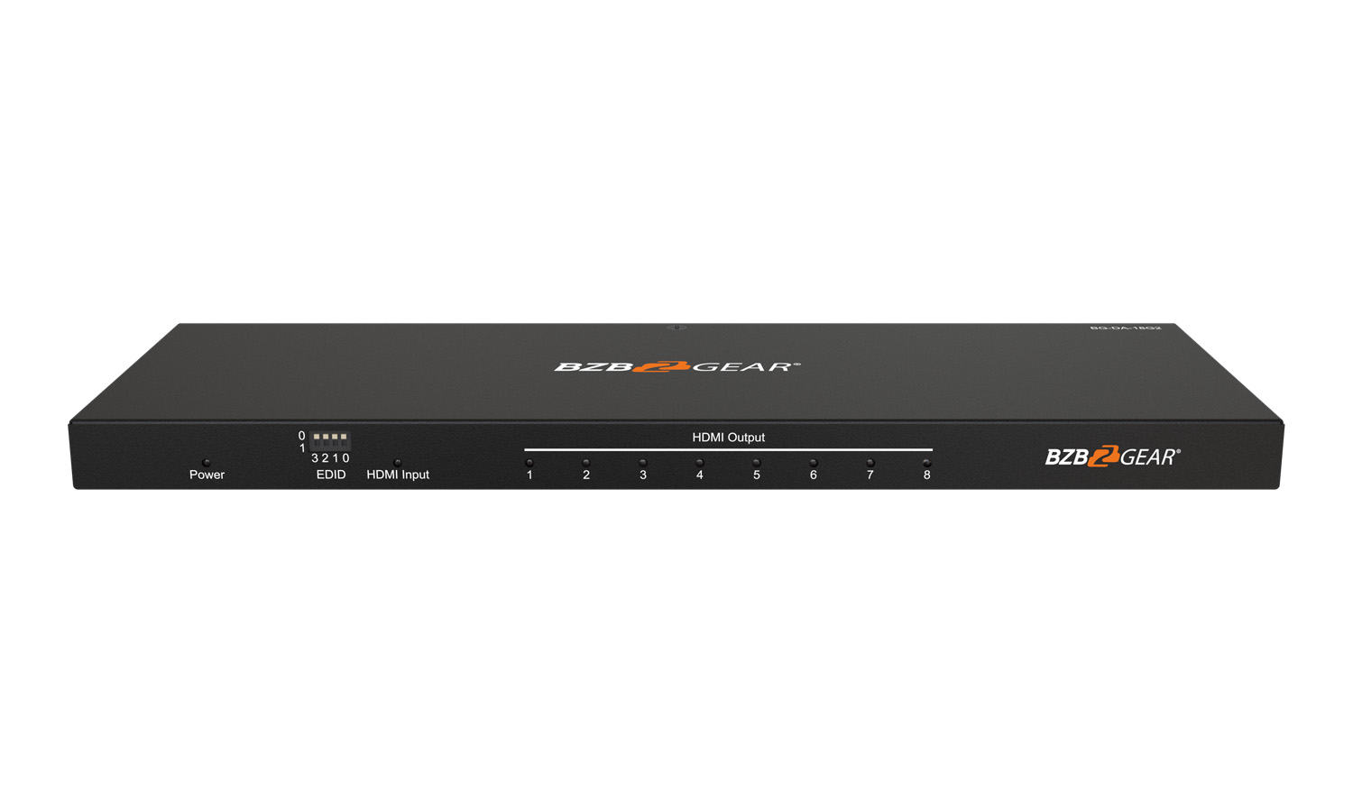 BZBGEAR BG-DA-18G2 1x8 4K UHD Ultra Slim HDMI Splitter with EDID Management - Image 8