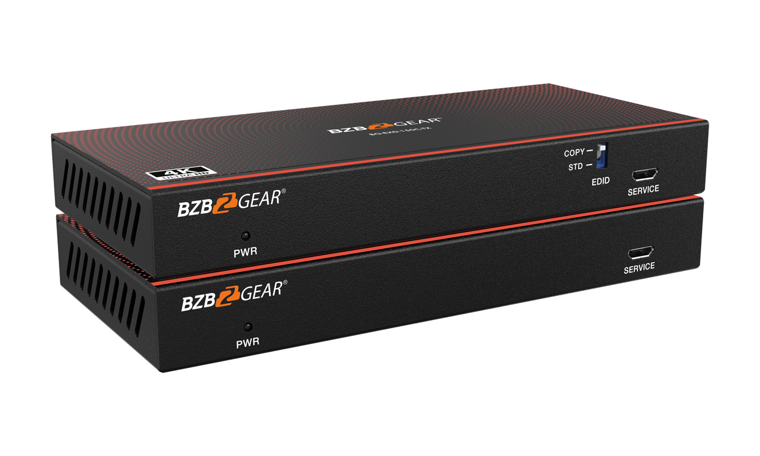 BZBGEAR BG-EXD-150C 4K UHD DisplayPort 1.2a KVM Extender Kit Over HDBaseT with USB/IR/RS-232 up to 492ft - Image 2