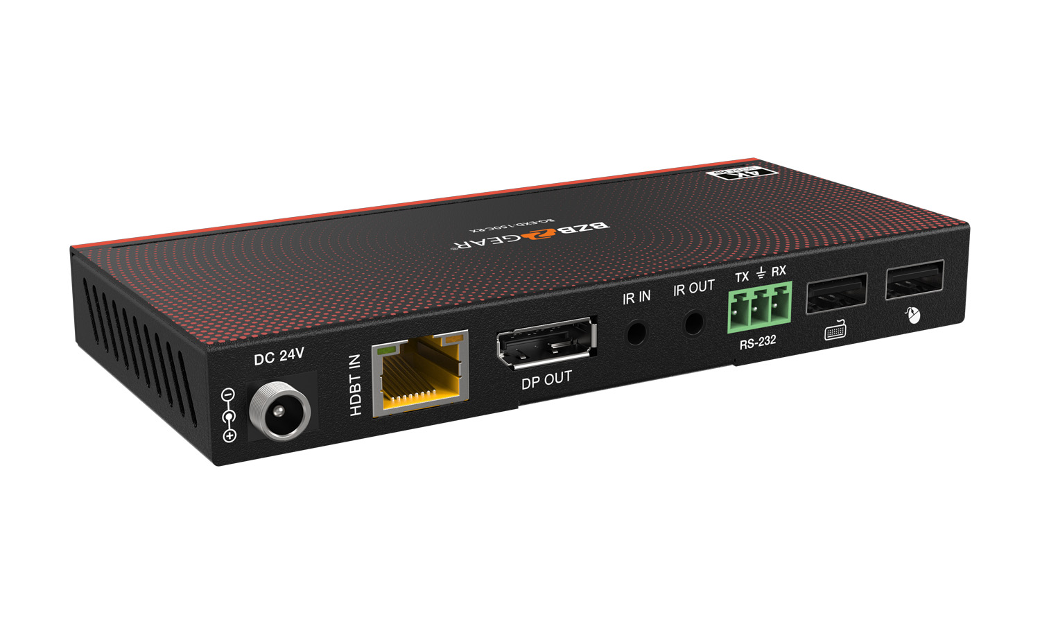 BZBGEAR BG-EXD-150C 4K UHD DisplayPort 1.2a KVM Extender Kit Over HDBaseT with USB/IR/RS-232 up to 492ft - Image 8