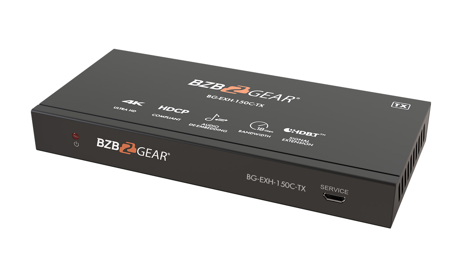 BZBGEAR BG-EXH-150C 4K UHD HDMI HDBaseT Long Range Extender with Bi-directional IR/RS-232/CEC up to 490ft - Image 7