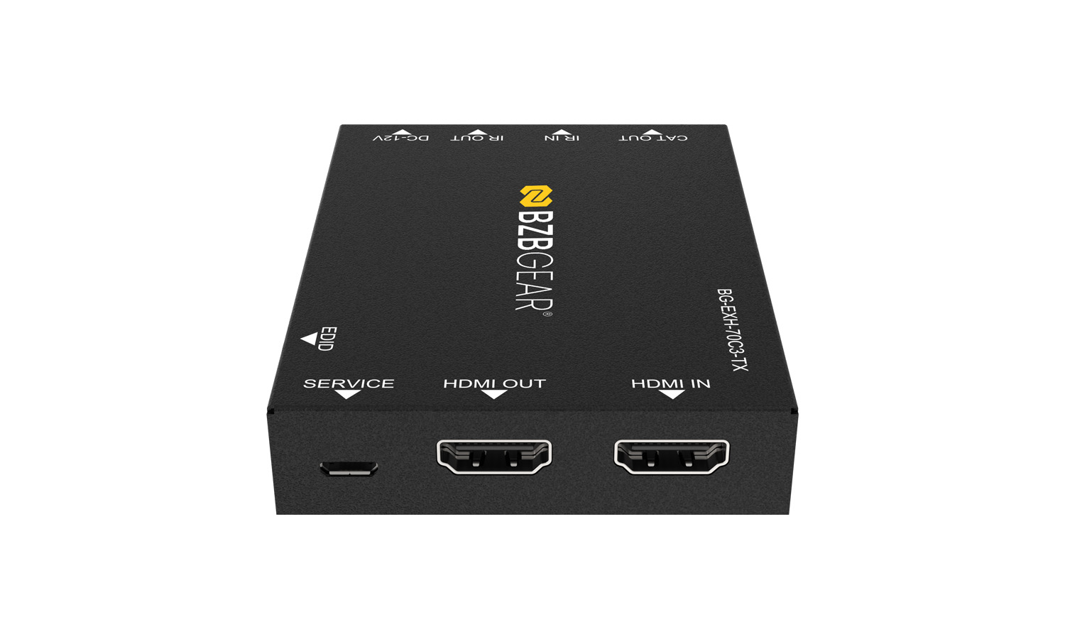 BZBGEAR BG-EXH-70C3 4K UHD HDMI Extender Over Cat5e/6 with Bi-directional IR/PoC/ARC and Audio De-embedding up to 230ft - Image 4