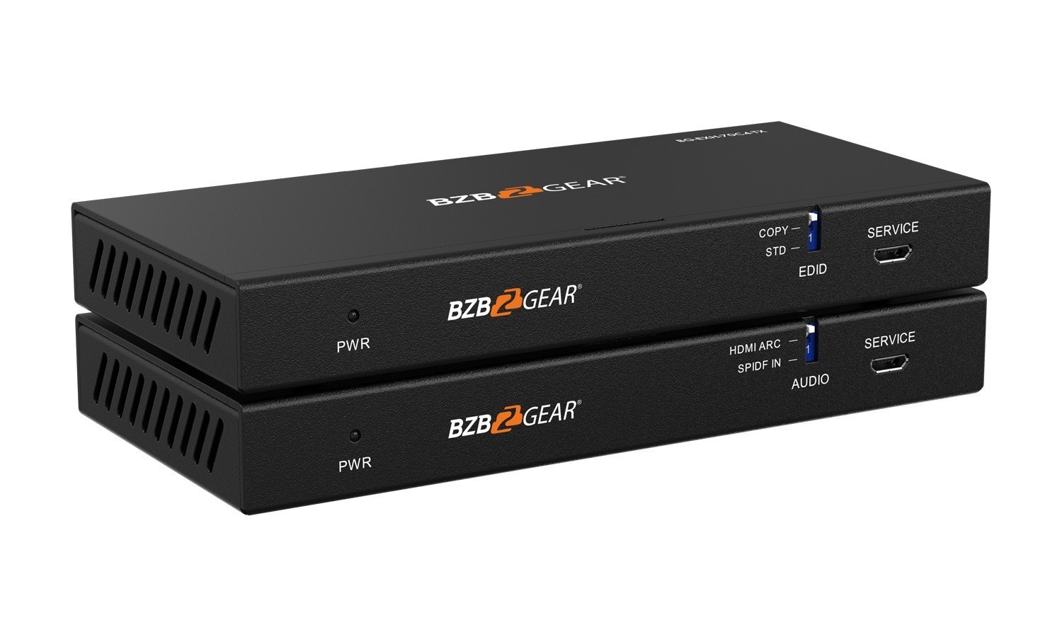BZBGEAR BG-EXH-70C4 4K UHD HDMI HDBaseT Extender with IR/ARC/PoC/RS-232 and Audio Embedding/De-embedding up to 230ft - Image 2