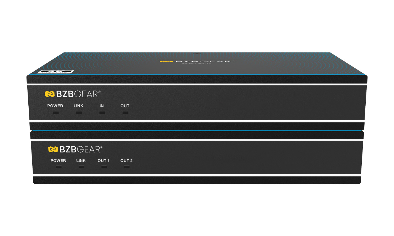 BZBGEAR BG-EXH-8KF 8K UHD HDMI 2.1 Over Fiber Extender - 8K60/4K120Hz with IR/RS-232/EDID Management & Audio Embedding/De-Embedding