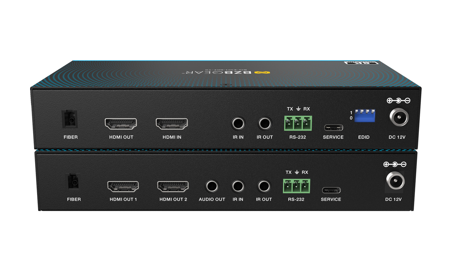 BZBGEAR BG-EXH-8KF 8K UHD HDMI 2.1 Over Fiber Extender - 8K60/4K120Hz with IR/RS-232/EDID Management & Audio Embedding/De-Embedding - Image 5